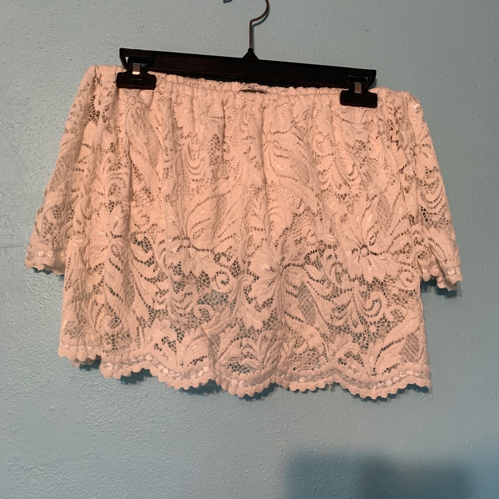 Lace crop top